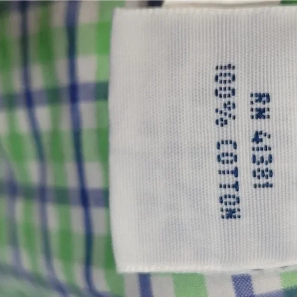 Polo Ralph Lauren Mens Shirt Size M Green Plaid Button Down Long Sleeve Ponyless - Picture 9 of 10